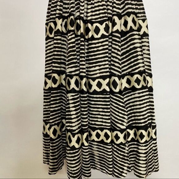 Anthropologie Tracy Reese Strapless Printed Midi Dress Size 8 - Picture 7 of 15